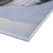 スウェーデンのバルフンドが雪のクリスマスを過ごす カッティングボード (角)