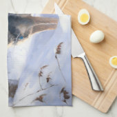 スウェーデンのバルフンドが雪のクリスマスを過ごす キッチンタオル (四つ折り)