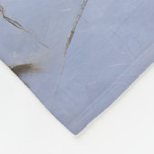 スウェーデンのバルフンドが雪のクリスマスを過ごす フリースブランケット (角)