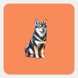 スウェーデンのバルフンド犬 スクエアシール