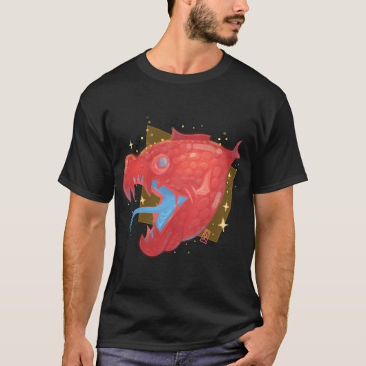 スウェーデンのピラニア Tシャツ (正面)