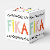 スウェーデンのフィカカラー フェイバーボックス (裏面サイド)