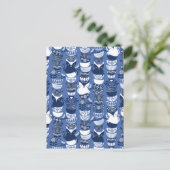 スウェーデンのフォーク猫I ポストカード (スタンド正面)