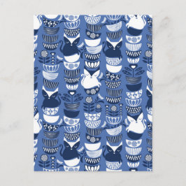 スウェーデンのフォーク猫I ポストカード