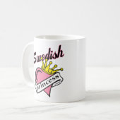 スウェーデンのプリンセス コーヒーマグカップ (正面左)