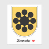 スウェーデンのホフォス市の紋章 シール (シート)