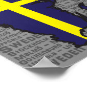 スウェーデンのポスター ポスター (角)