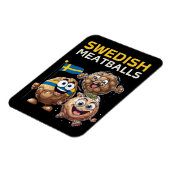 スウェーデンのミートボール マグネット (左側)