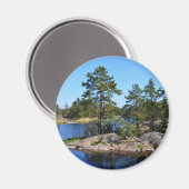 スウェーデンのランドスカ マグネット (正面/裏面)