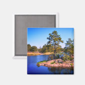 スウェーデンのランドスカ マグネット (正面/裏面)