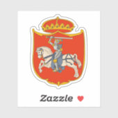 スウェーデンのリトアニア国旗 シール (シート)