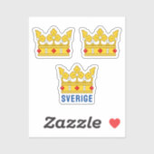 スウェーデンの三クラウン シール (シート)
