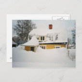 スウェーデンの冬 ポストカード (正面/裏面)