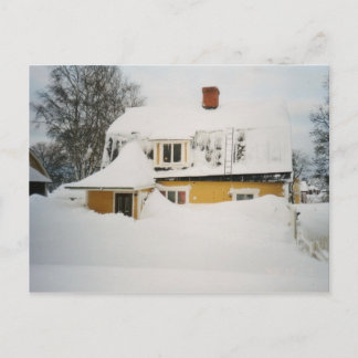 スウェーデンの冬 ポストカード
