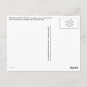 スウェーデンの列車前で結合されたNOHABディーゼル ポストカード (裏面)