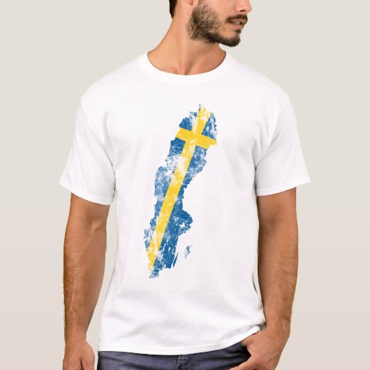 スウェーデンの動揺してなワイシャツ Tシャツ (正面)