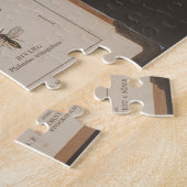 スウェーデンの古い学校の壁図 – ミツバチ ジグソーパズル (側面)