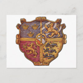 スウェーデンの古代の紋章 ポストカード