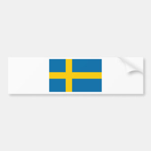 スウェーデンの国旗 バンパーステッカー