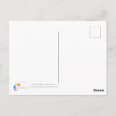 スウェーデンの国旗 ポストカード (裏面)