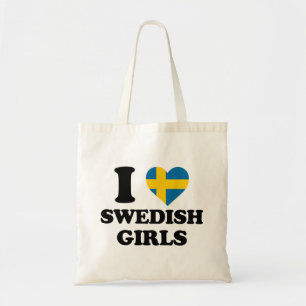 スウェーデンの女の子が大好き トートバッグ
