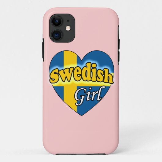スウェーデンの女の子 Case-Mate iPhoneケース (裏面)