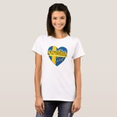 スウェーデンの女の子 Tシャツ (正面フル)