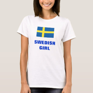 スウェーデンの女の子 Tシャツ