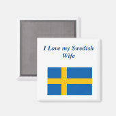スウェーデンの妻が大好き マグネット (正面/裏面)