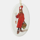 スウェーデンの子供 セラミックオーナメント (右)