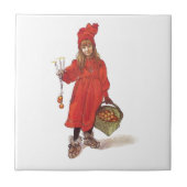 スウェーデンの子供 タイル (正面)