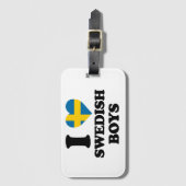スウェーデンの少年が大好き ラゲッジタグ (正面縦)