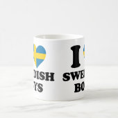 スウェーデンの少年大好き コーヒーマグカップ (中央)