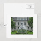 スウェーデンの庭/噴水 ポストカード (正面/裏面)