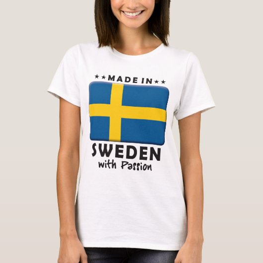 スウェーデンの情熱 Tシャツ (正面)