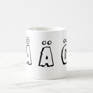 スウェーデンの手紙(åのäのö) コーヒーマグカップ