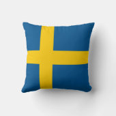 スウェーデンの旗の枕 クッション (裏面)