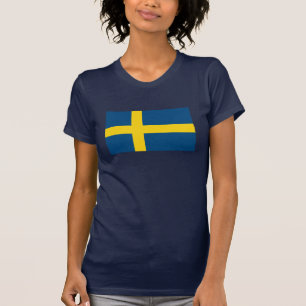 スウェーデンの旗のTシャツ Tシャツ