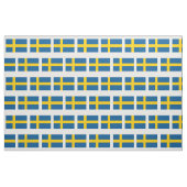 スウェーデンの旗パターンカスタムな生地DIYの織物 ファブリック (ファットクウォーター)