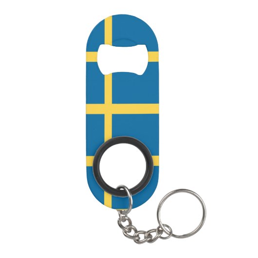 スウェーデンの旗 キーホルダー栓抜き (裏面)
