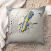 スウェーデンの旗 クッション (ブランケット)