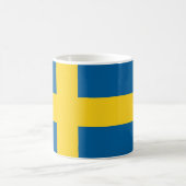 スウェーデンの旗 コーヒーマグカップ (中央)