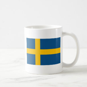 スウェーデンの旗 コーヒーマグカップ