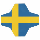 スウェーデンの旗 サッカーボール (フラット)
