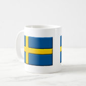 スウェーデンの旗 スウェーデンマグ コーヒーマグカップ (正面左)