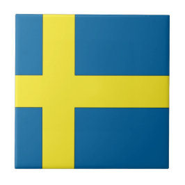 スウェーデンの旗 タイル