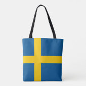スウェーデンの旗 トートバッグ (裏面)