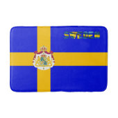 スウェーデンの旗 バスマット (正面)