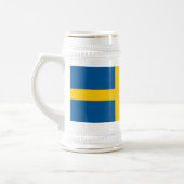 スウェーデンの旗 ビールジョッキ (左)