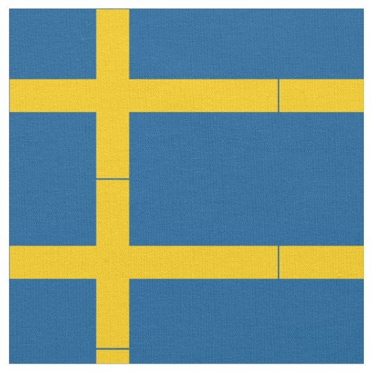 スウェーデンの旗 ファブリック (クローズアップ)
